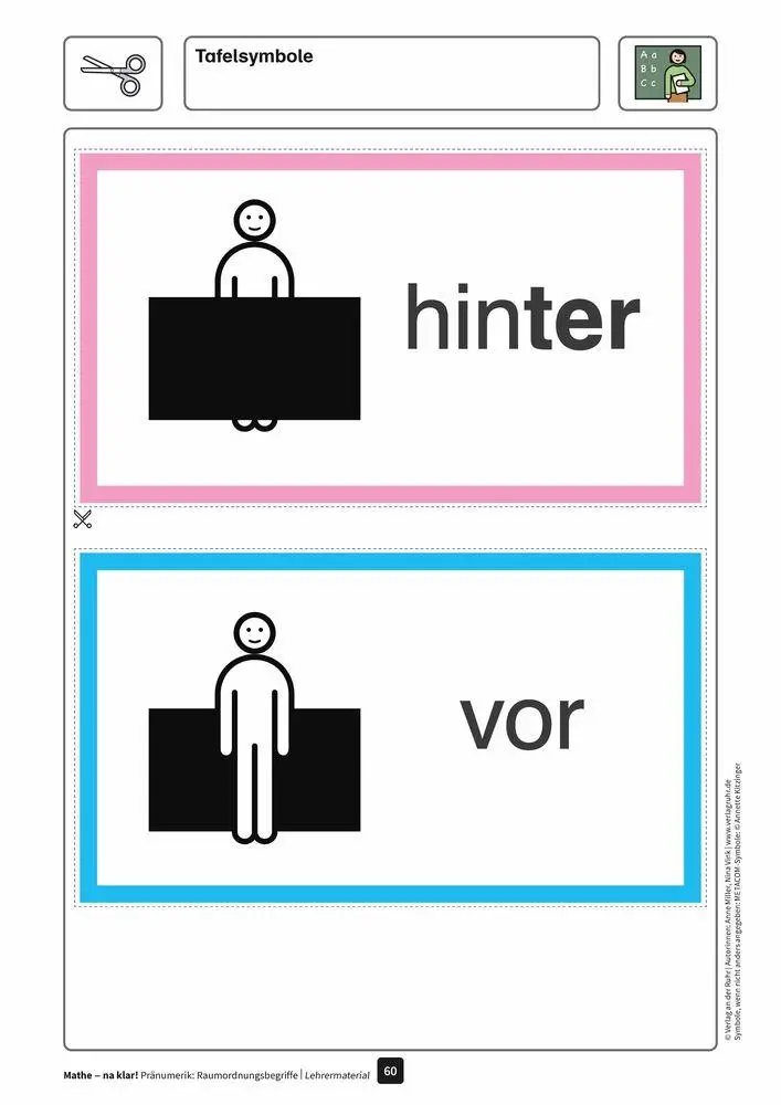 Bild: 9783834661463 | Mathe - na klar! Pränumerik: Raumordnungsbegriffe | Nina Vink (u. a.)