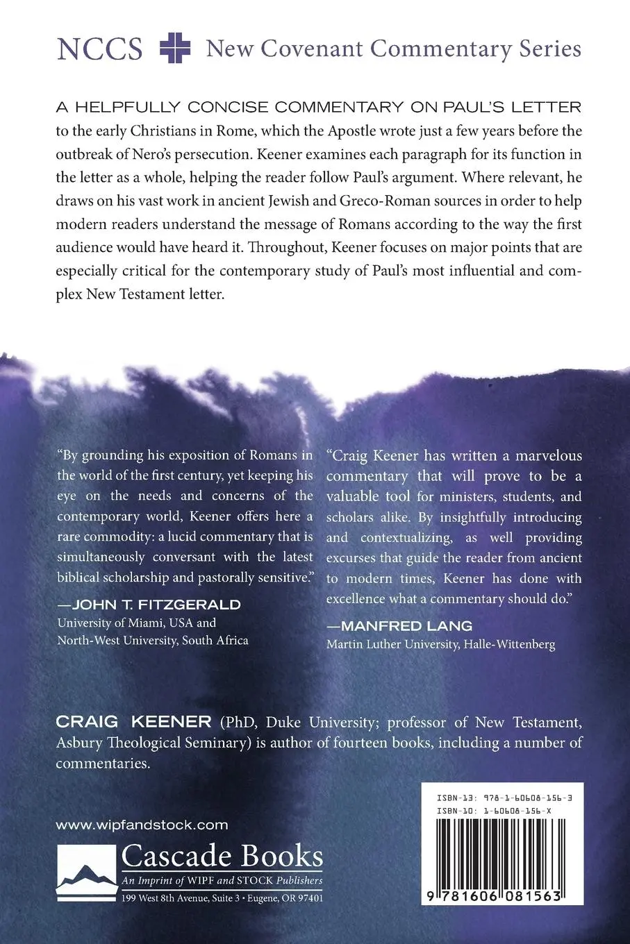Rückseite: 9781606081563 | Romans | Craig S. Keener | Taschenbuch | Englisch | 2009