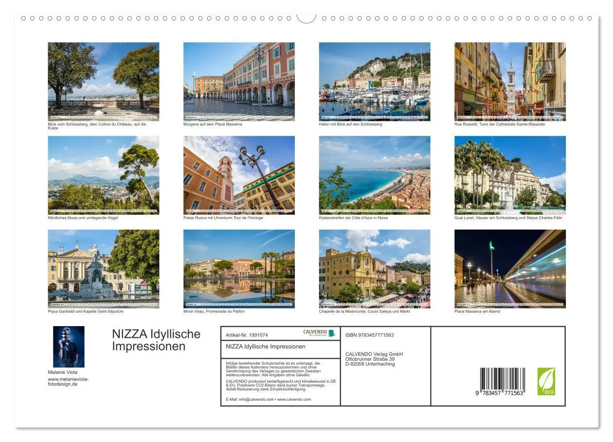 Bild: 9783457771563 | NIZZA Idyllische Impressionen (hochwertiger Premium Wandkalender...