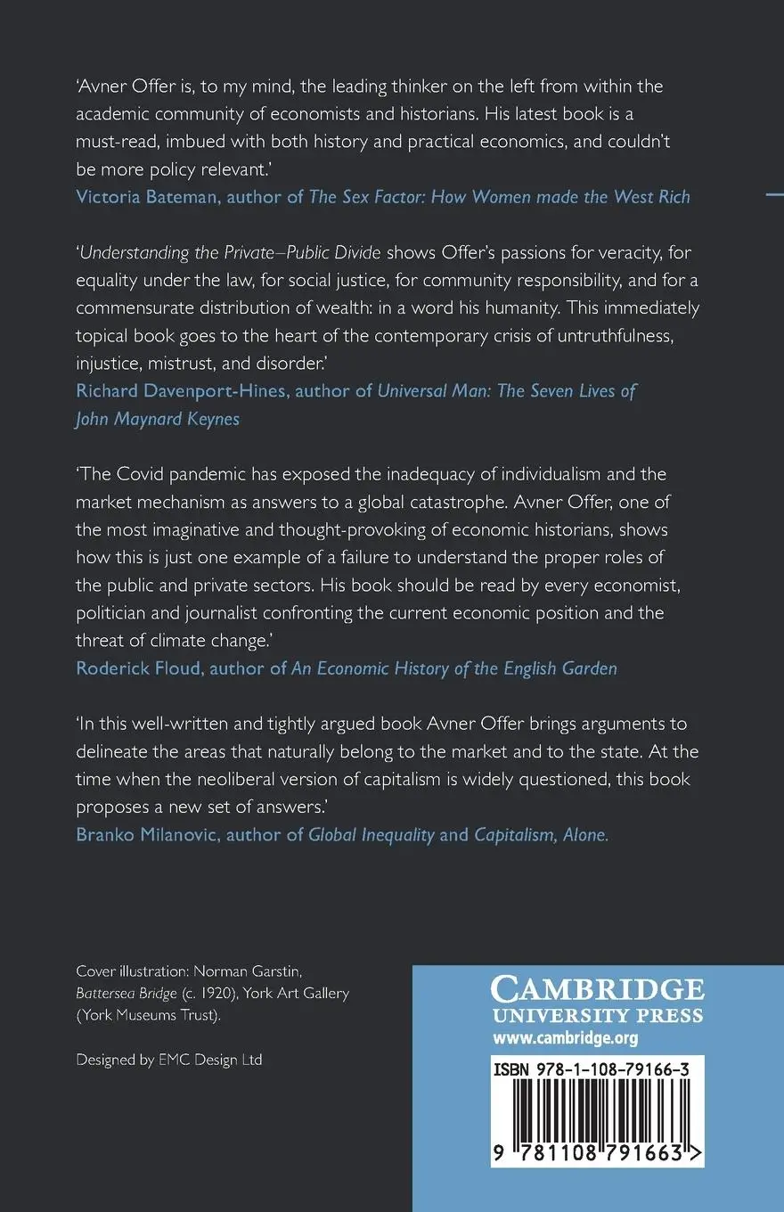 Rückseite: 9781108791663 | Understanding the Private-Public Divide | Avner Offer | Taschenbuch