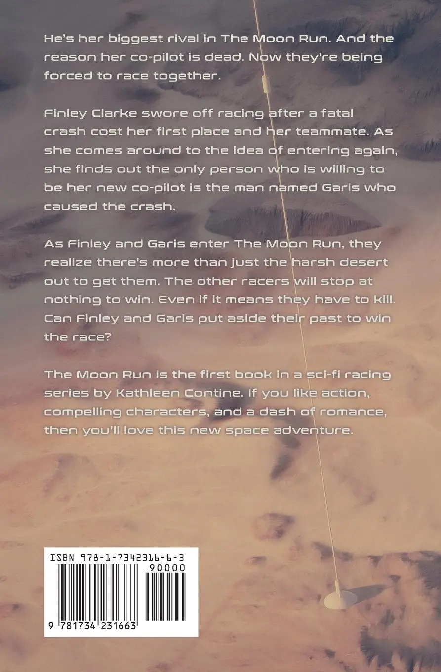 Rückseite: 9781734231663 | The Moon Run | Kathleen Contine | Taschenbuch | Englisch | 2024
