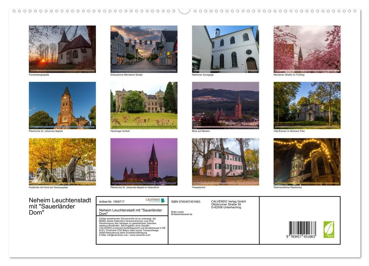 Bild: 9783457451663 | Neheim Leuchtenstadt mit "Sauerländer Dom" (hochwertiger Premium...