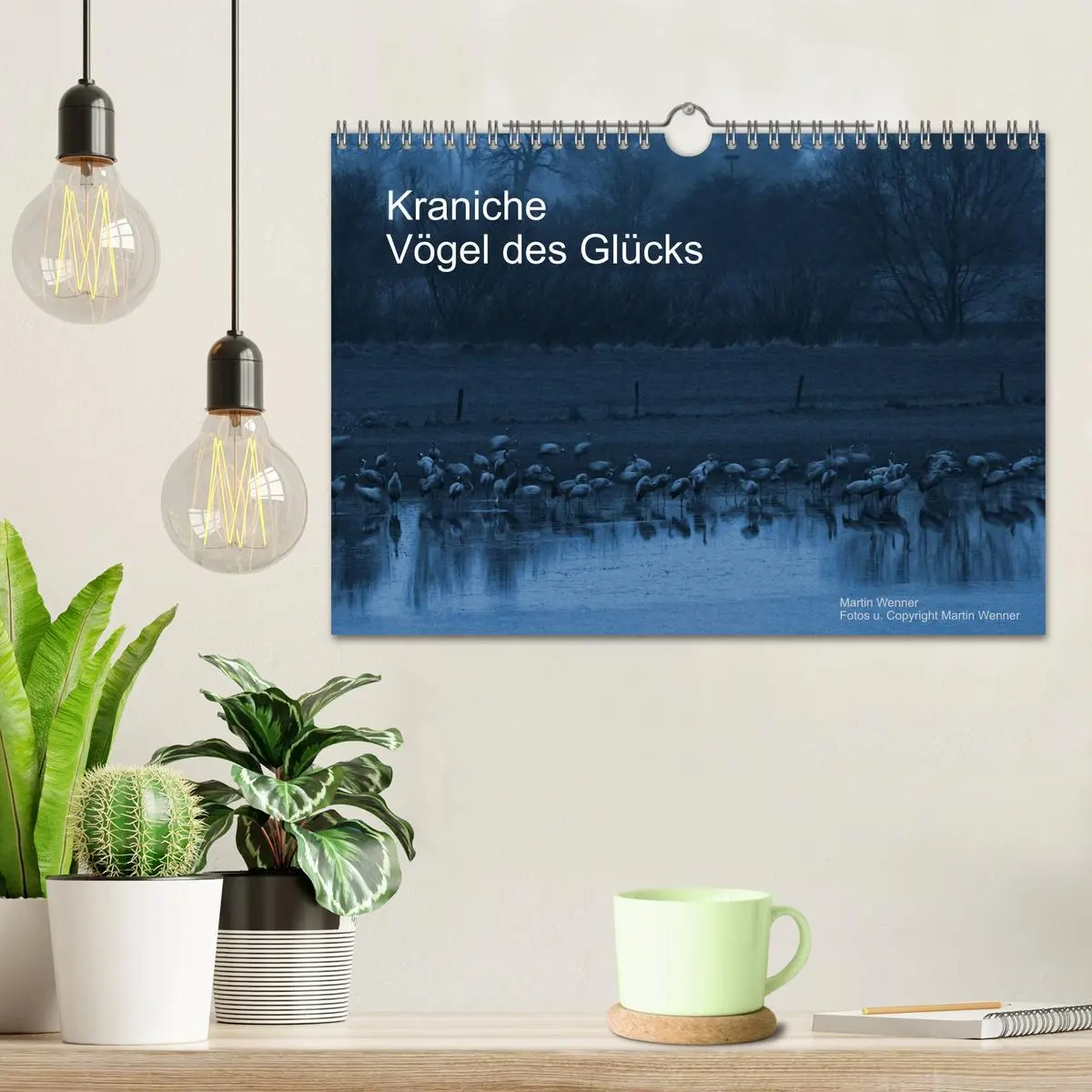 Bild: 9783516231663 | Kraniche (Wandkalender 2026 DIN A4 quer), CALVENDO Monatskalender