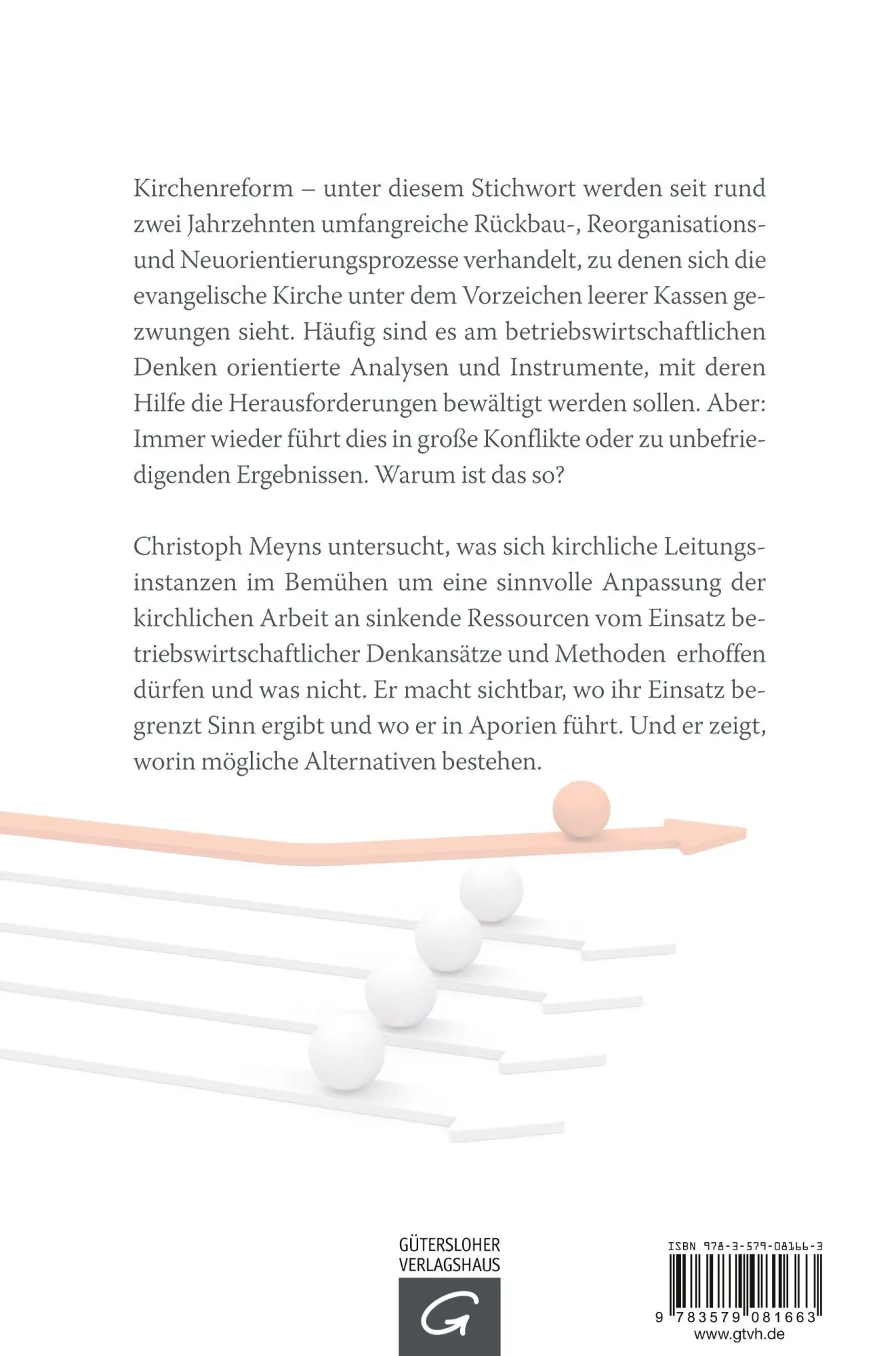 Rückseite: 9783579081663 | Kirchenreform und betriebswirtschaftliches Denken | Christoph Meyns