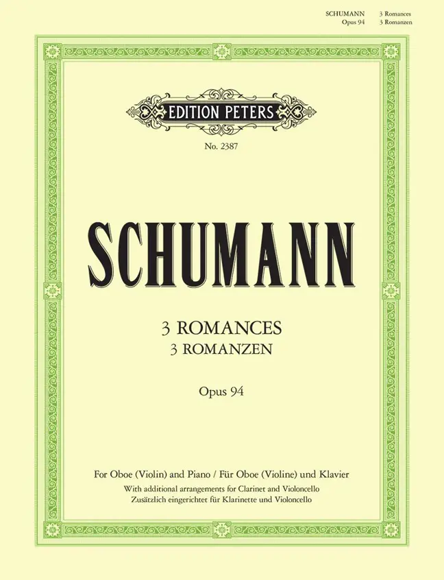 Cover: 9790577081663 | Three Romances For Oboe Op.94 | Robert Schumann | Buch | Deutsch