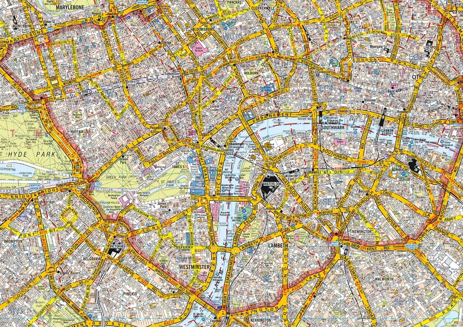 Bild: 9780008581763 | London A-Z Premier Map | A-Z Maps | (Land-)Karte | Englisch | 2023