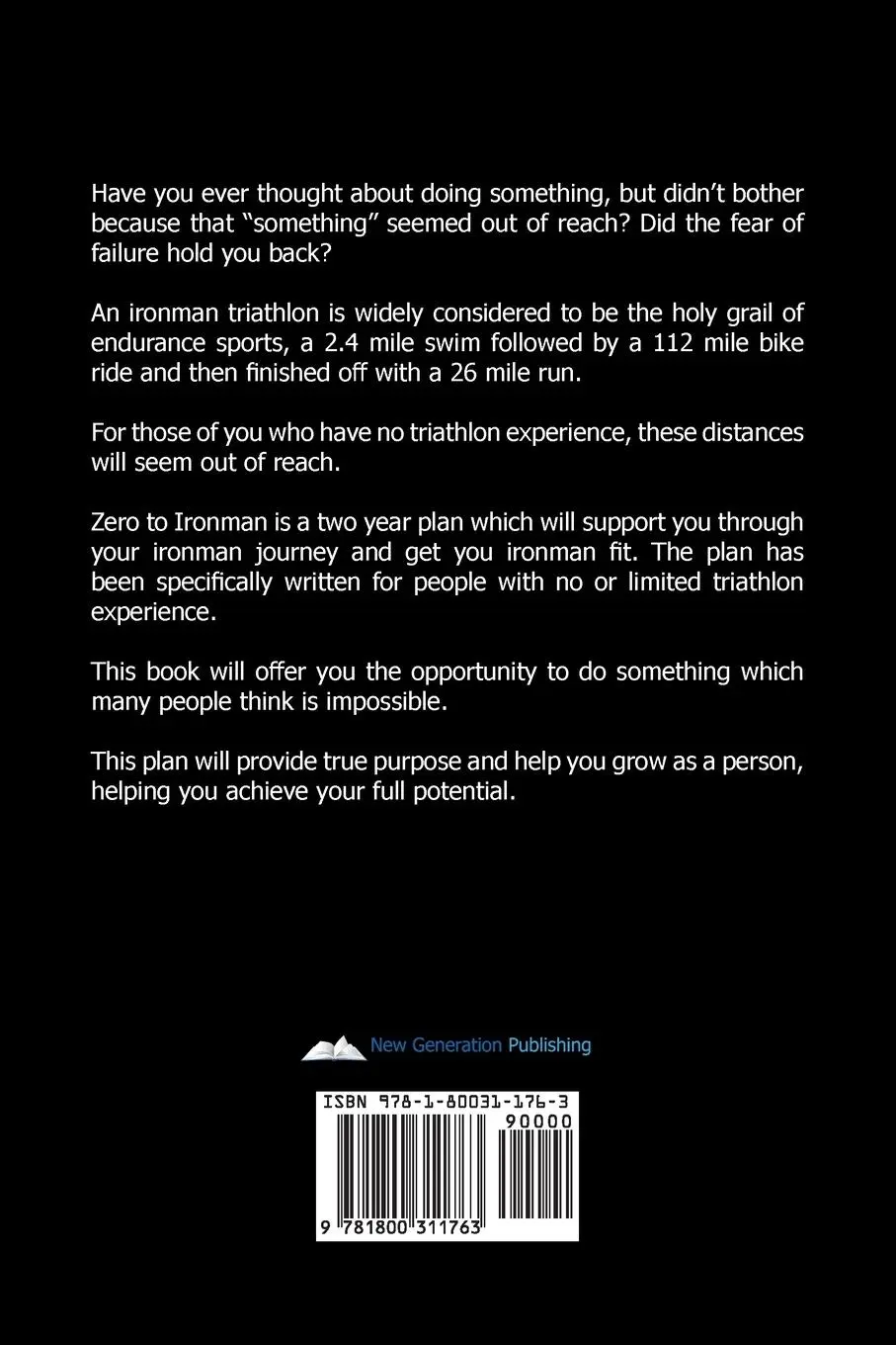 Rückseite: 9781800311763 | Zero to Ironman Fit | The Two Year Plan | Trevor Sweeting | Buch