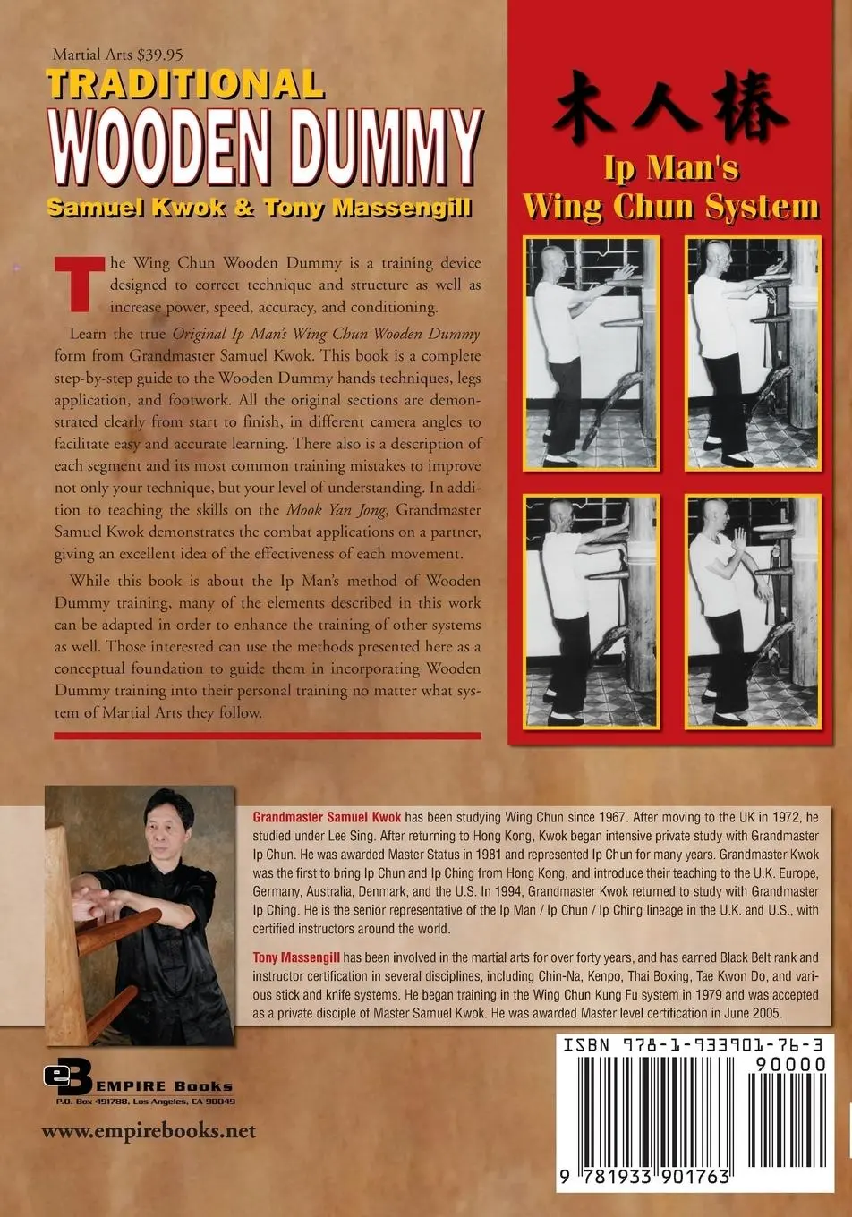 Rückseite: 9781933901763 | Wing Chun | Traditional Wooden Dummy | Samuel Kwok (u. a.) | Buch