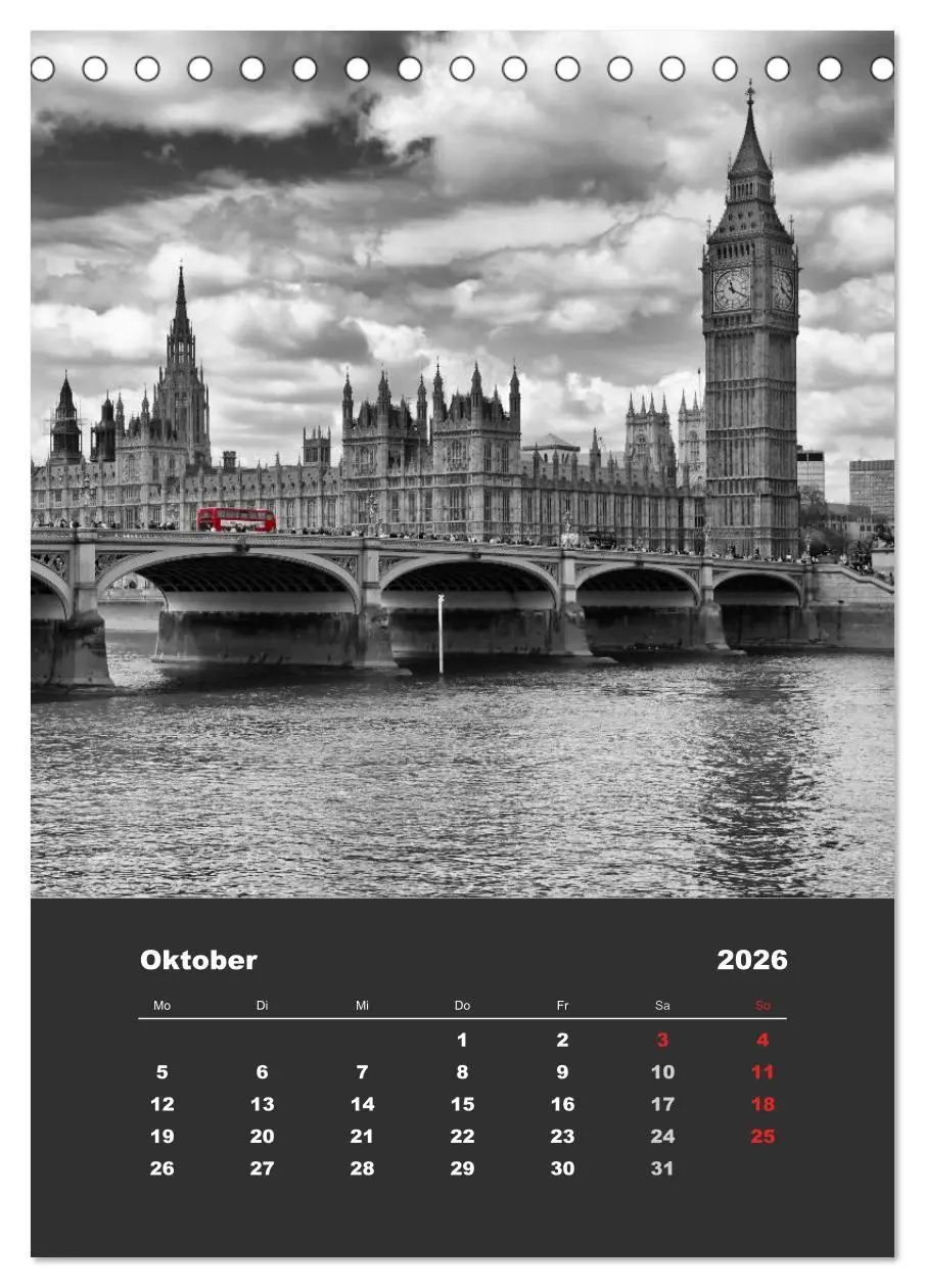 Bild: 9783516461763 | Glanzlichter einer Metropole LONDON (Tischkalender 2026 DIN A5...