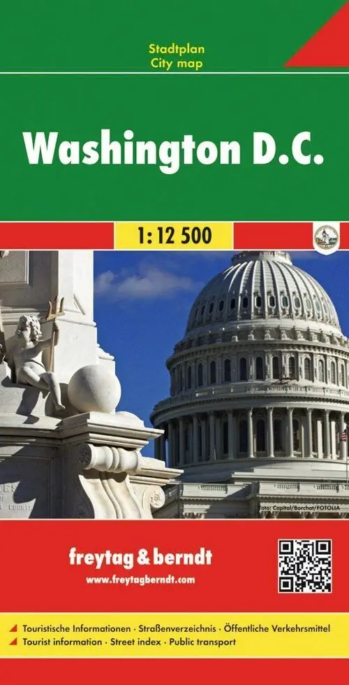 Cover: 9783707911763 | freytag &amp; berndt Stadtplan Washington 1:12.500 | (Land-)Karte | 2009
