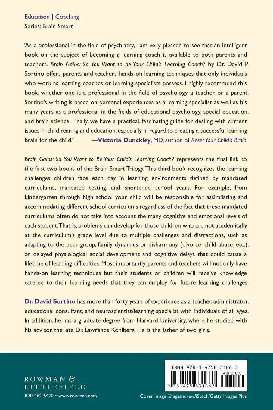 Rückseite: 9781475831863 | Brain Gains | So, You Want to Be Your Child's Learning Coach? | Buch