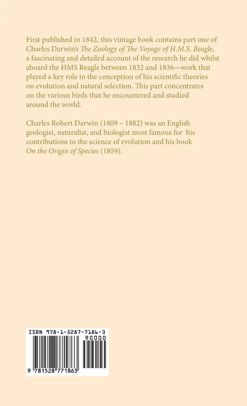 Rückseite: 9781528771863 | Birds - Part III - The Zoology of the Voyage of H.M.S Beagle | Buch