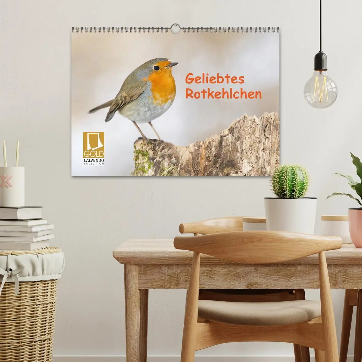 Bild: 9783457741863 | Geliebtes Rotkehlchen (Wandkalender 2026 DIN A3 quer), CALVENDO...