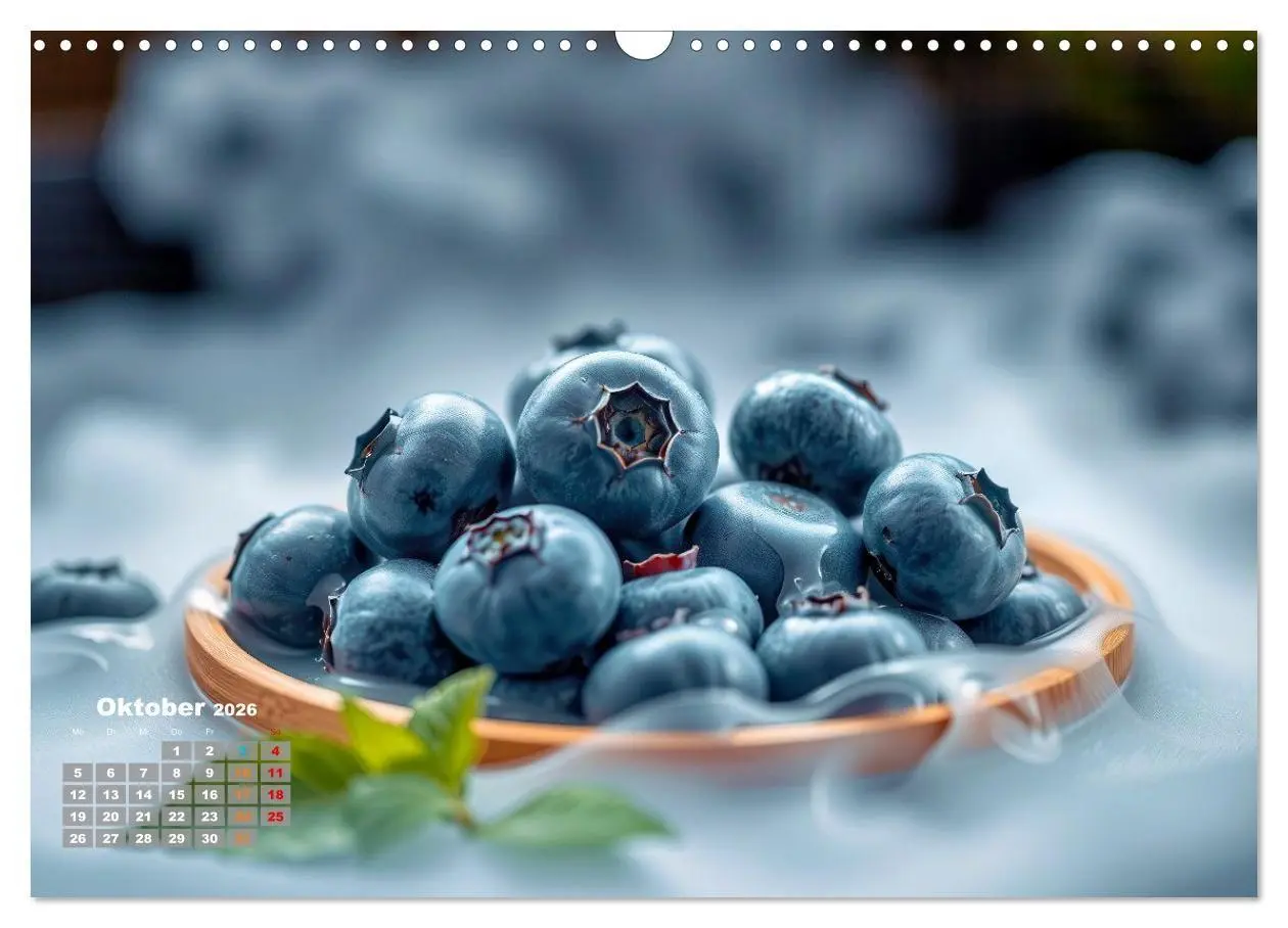 Bild: 9783516691863 | Superfood Blaubeeren und Erdbeeren (Wandkalender 2026 DIN A3 quer),...