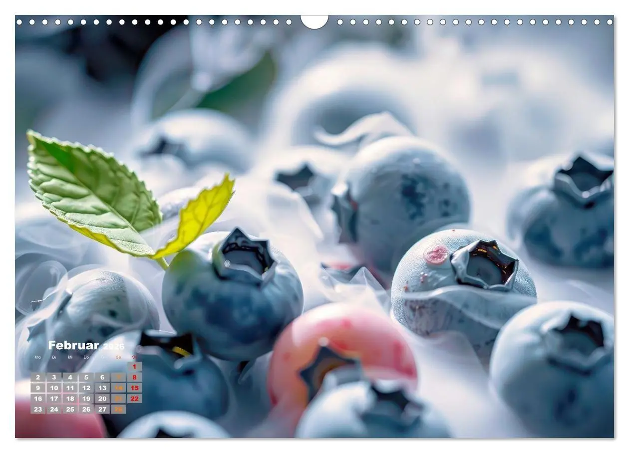 Bild: 9783516691863 | Superfood Blaubeeren und Erdbeeren (Wandkalender 2026 DIN A3 quer),...