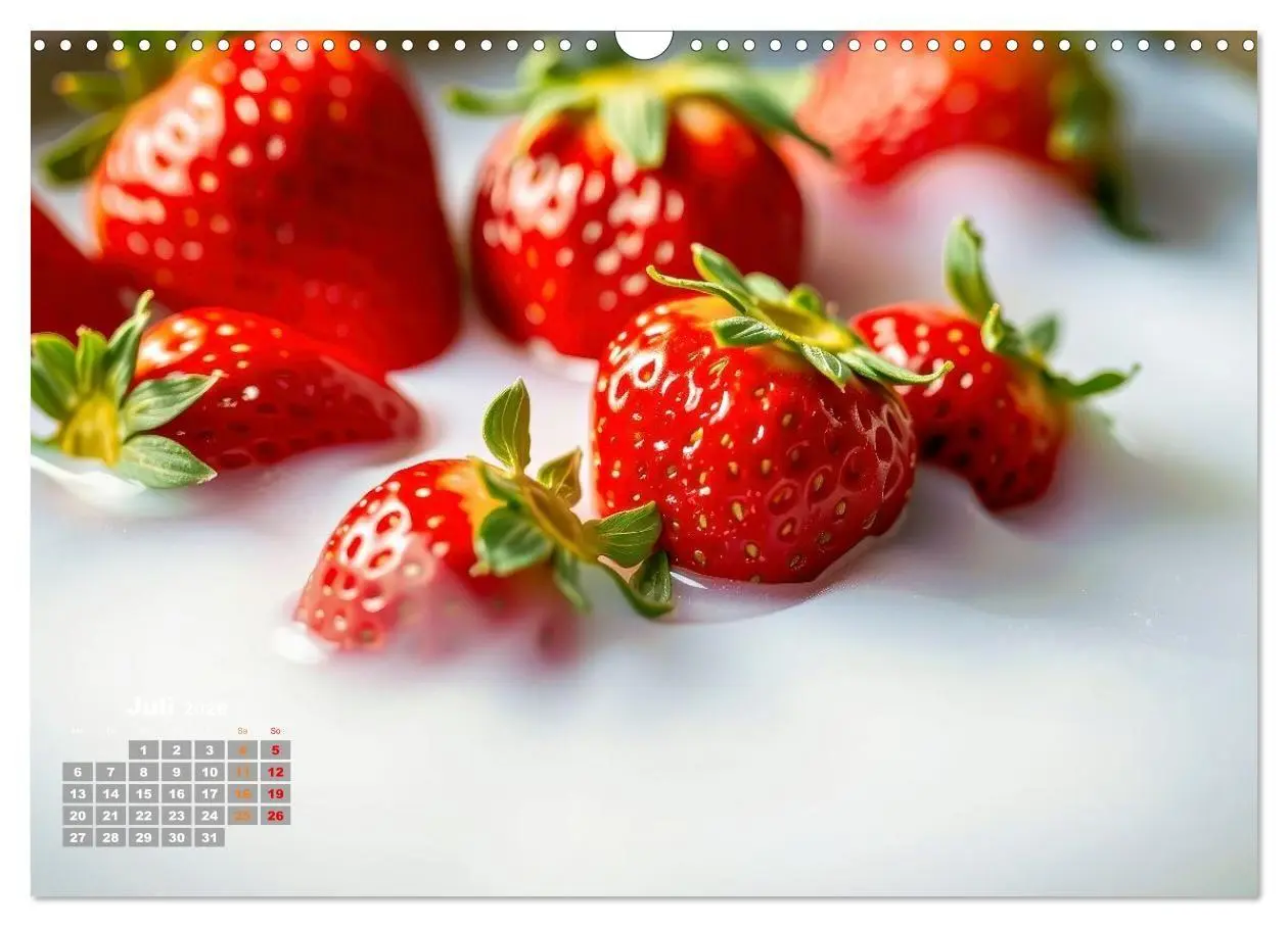 Bild: 9783516691863 | Superfood Blaubeeren und Erdbeeren (Wandkalender 2026 DIN A3 quer),...