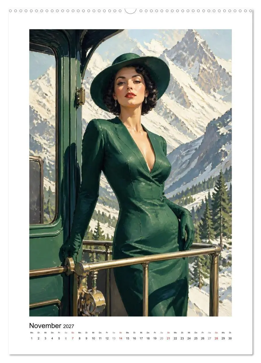 Bild: 9783594121863 | Dampf und Seide (hochwertiger Premium Wandkalender 2027 DIN A2...