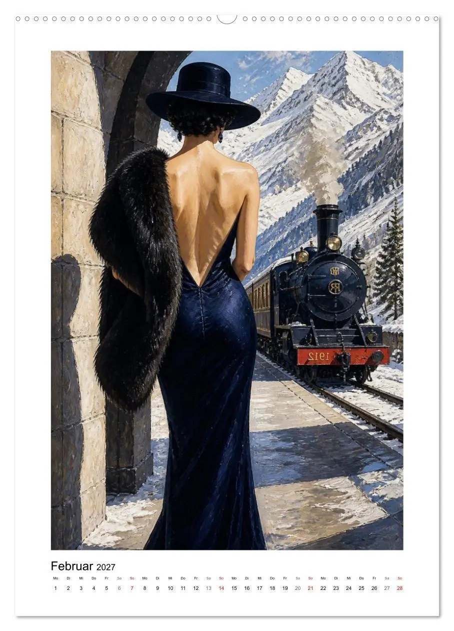 Bild: 9783594121863 | Dampf und Seide (hochwertiger Premium Wandkalender 2027 DIN A2...