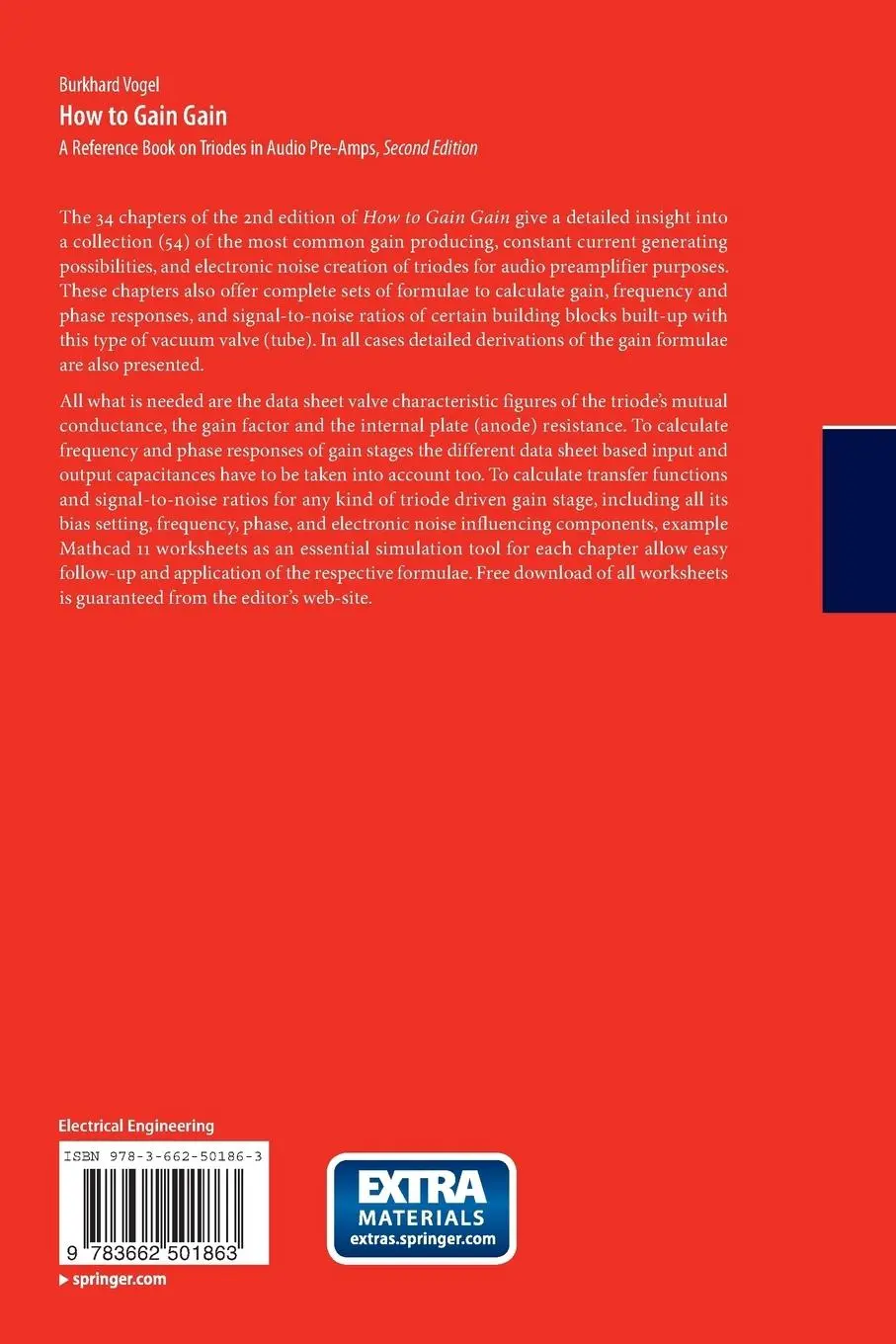 Rückseite: 9783662501863 | How to Gain Gain | A Reference Book on Triodes in Audio Pre-Amps | xiv