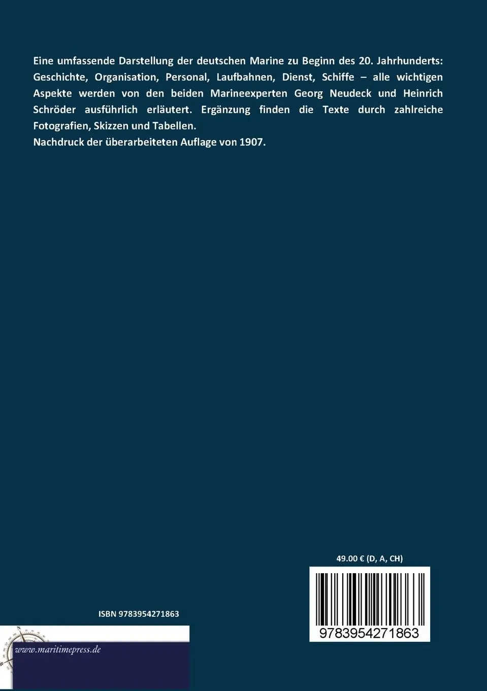 Rückseite: 9783954271863 | Das kleine Buch von der Marine | Georg Neudeck (u. a.) | Taschenbuch