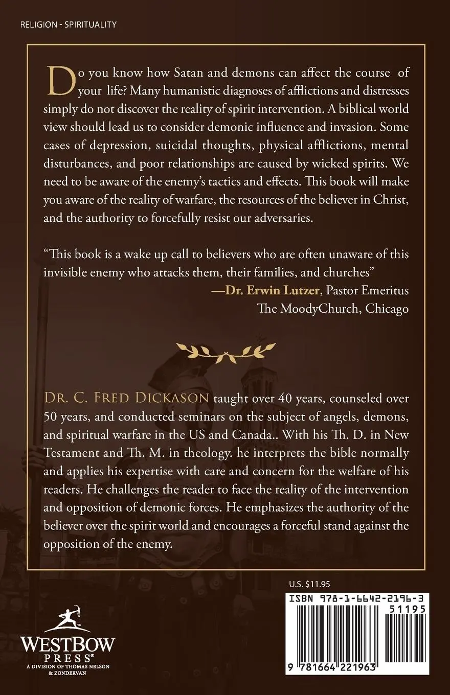Rückseite: 9781664221963 | Dangers of the Spirit World | C. Fred Dickason Th. D | Taschenbuch