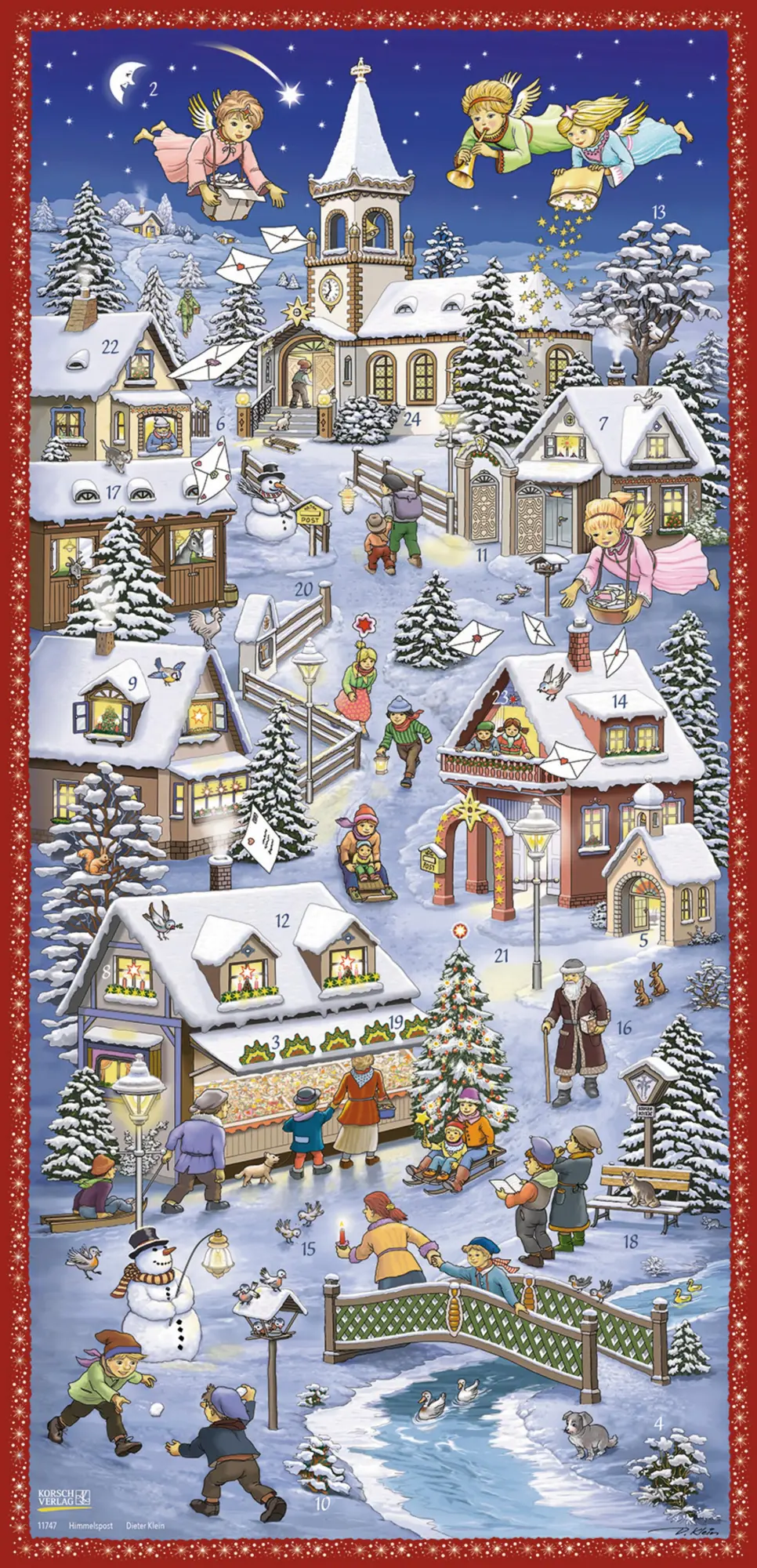 Cover: 9783731891963 | Adventskalender "Himmelspost" | Verlag Korsch | Kalender | 1 S.