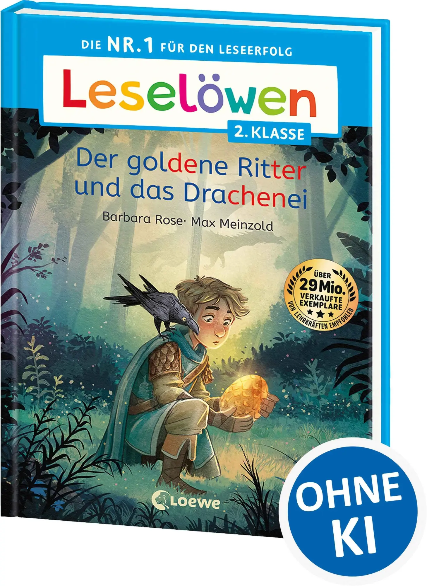 Cover: 9783743221963 | Leselöwen 2. Klasse - Der goldene Ritter und das Drachenei | Rose