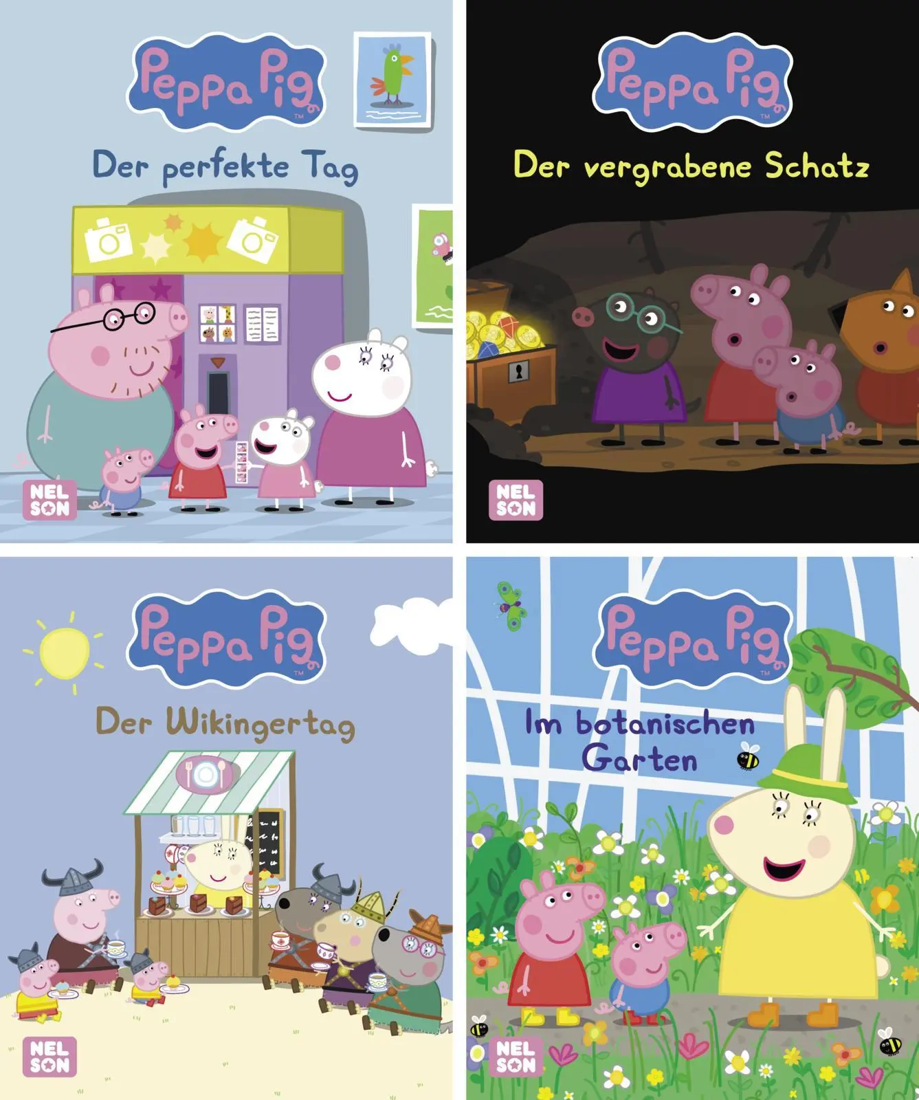 Cover: 9783845121963 | Nelson Mini-Bücher: 4er Peppa Pig 21-24 | Steffi Korda | Box | 20 S.