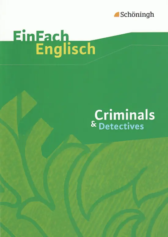 Cover: 9783140412063 | EinFach Englisch Textausgaben | Criminals &amp; Detectives | Hoidis-Fehler