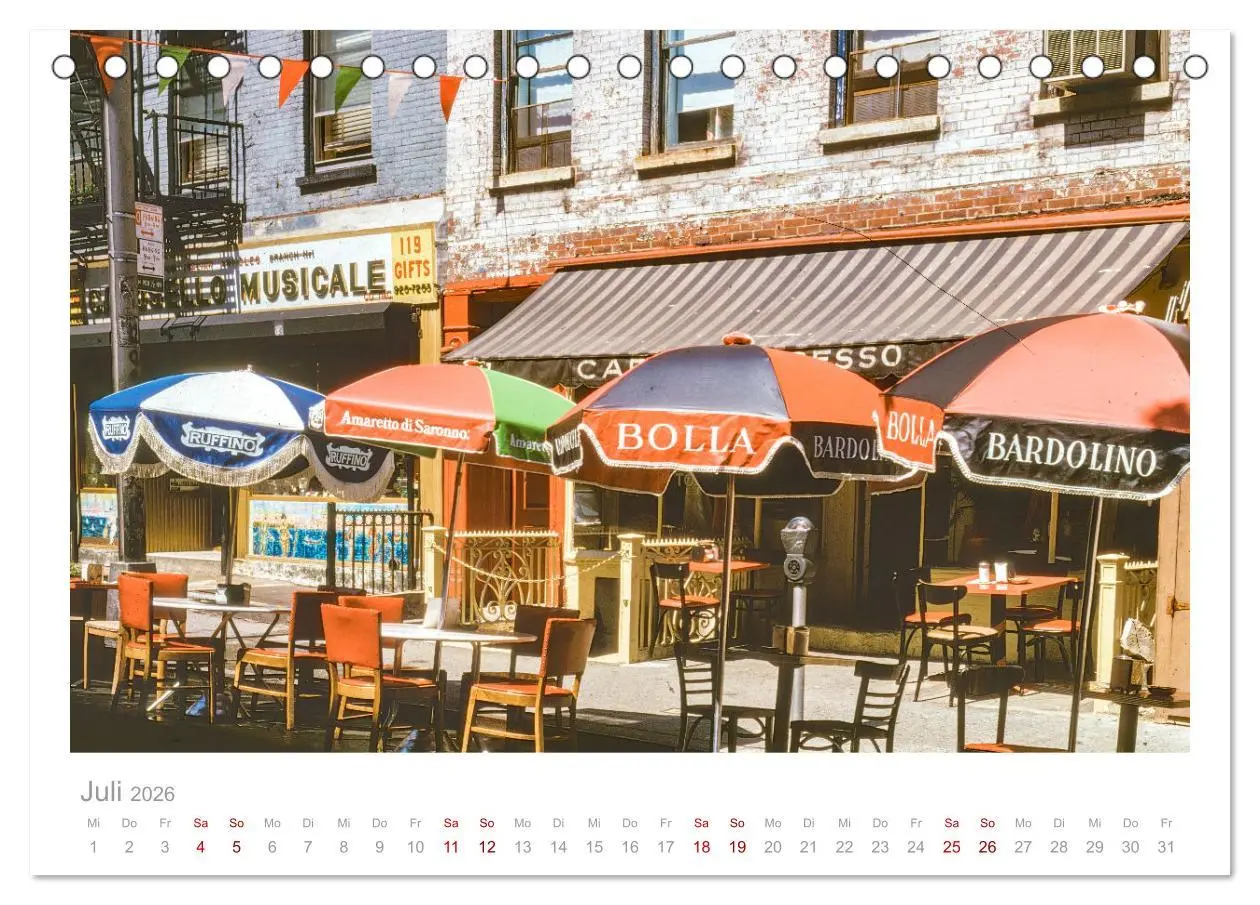 Bild: 9783457622063 | New York in 1975 (Tischkalender 2026 DIN A5 quer), CALVENDO...