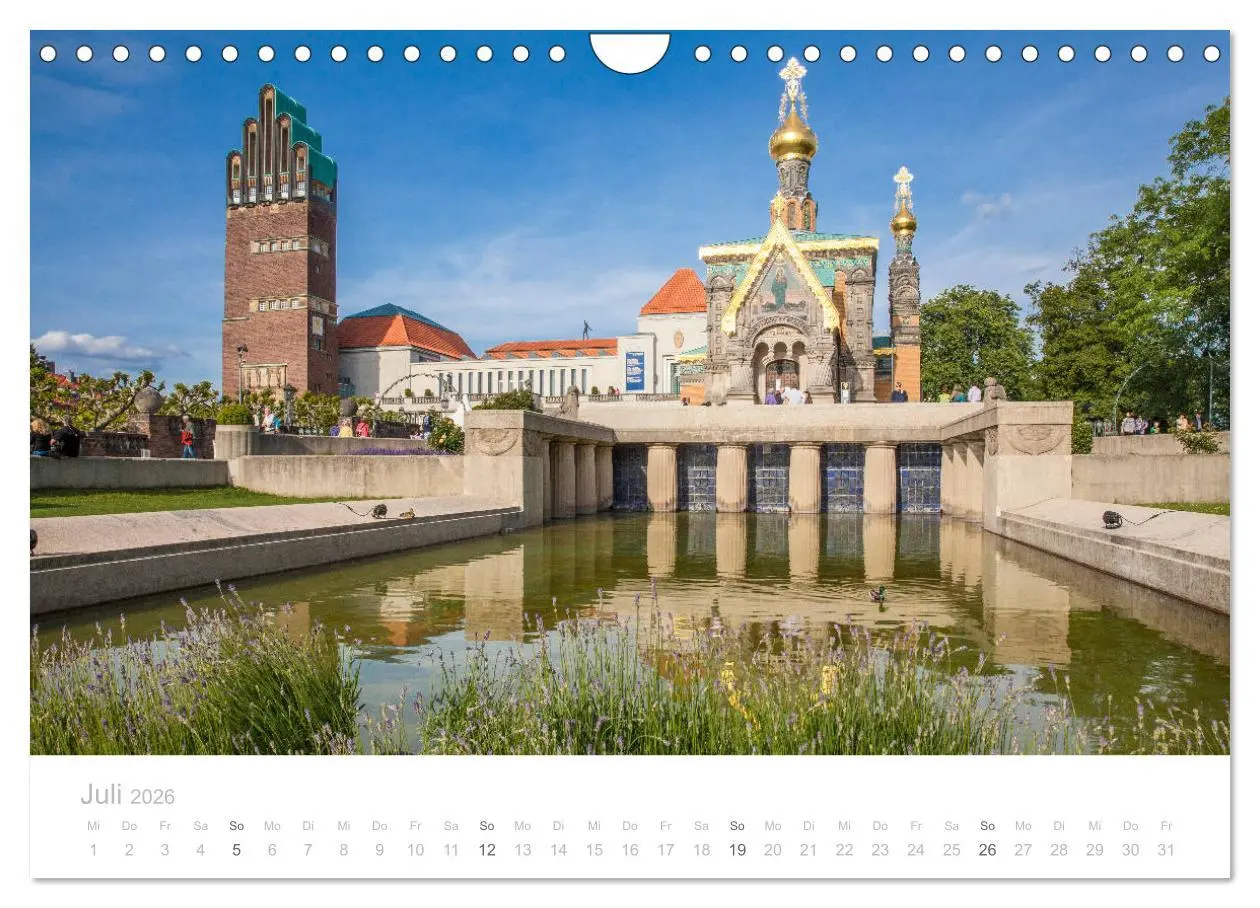 Bild: 9783457862063 | Darmstadt - Gärten, Kunst, Architektur (Wandkalender 2026 DIN A4...