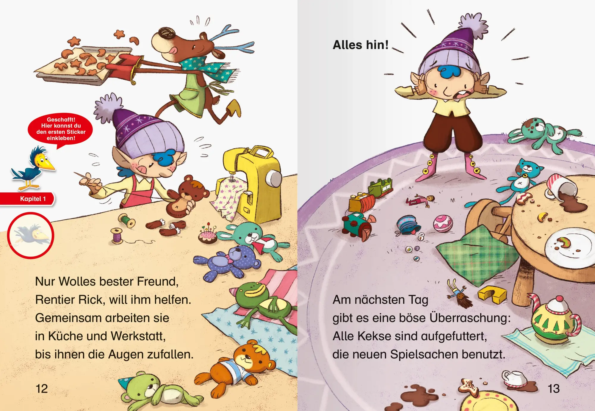 Bild: 9783473462063 | Wichtel Wolle rettet Weihnachten - Leserabe ab 1. Klasse -...