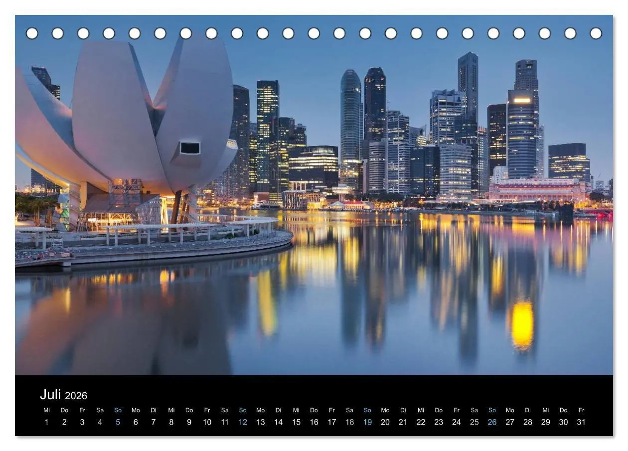 Bild: 9783516022063 | Metropolen zur blauen Stunde 2026 (Tischkalender 2026 DIN A5 quer),...