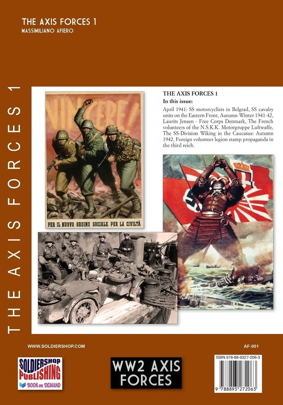 Rückseite: 9788893272063 | The Axis Forces 1 | Massimiliano Afiero | Taschenbuch | Englisch