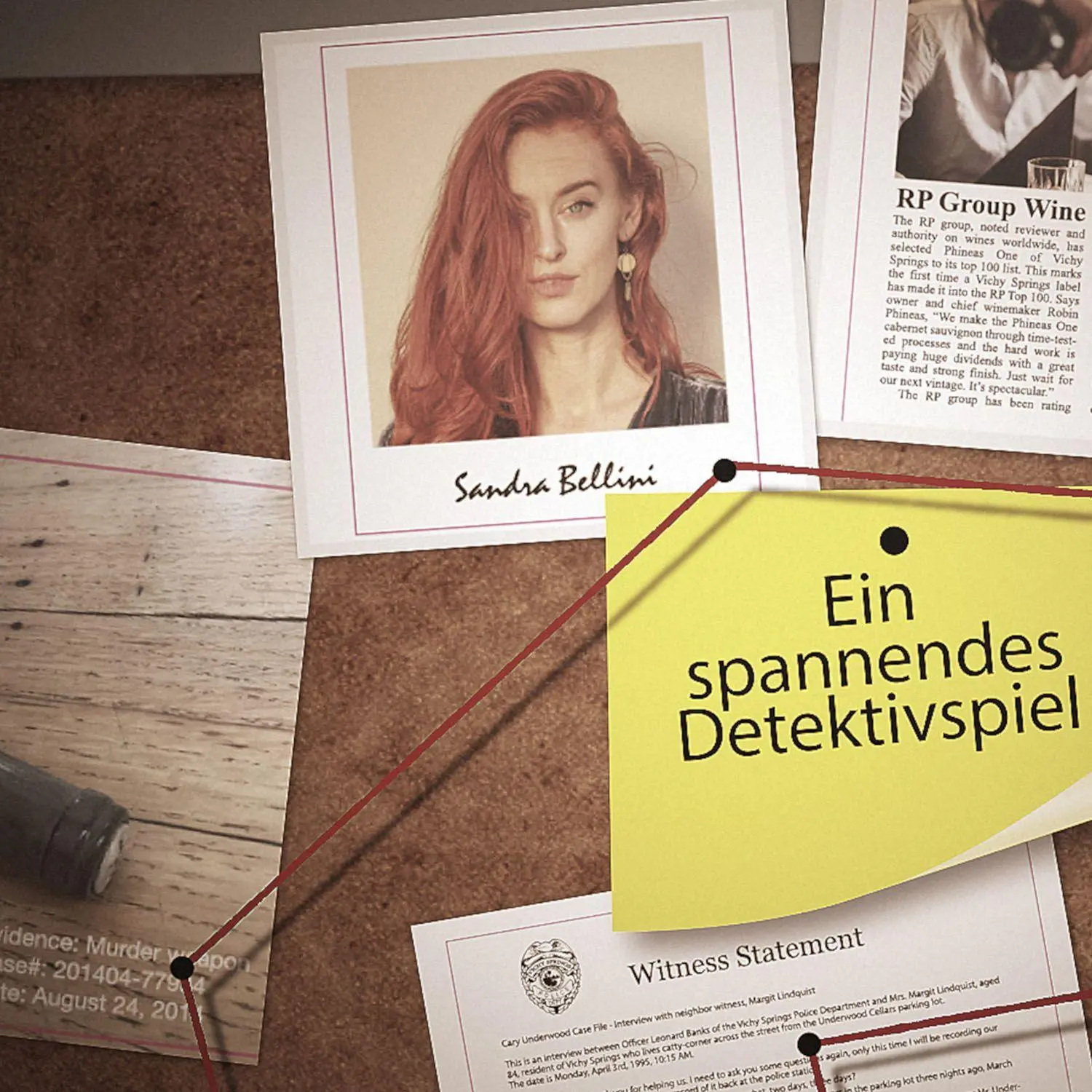 Bild: 4002051682163 | Murder Mystery Case File - Der Tote im Weinkeller | Bruce Whitehill