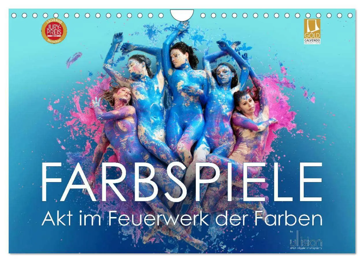 Cover: 9783457922163 | FARBSPIELE - Akt im Feuerwerk der Farben (Wandkalender 2026 DIN A4...