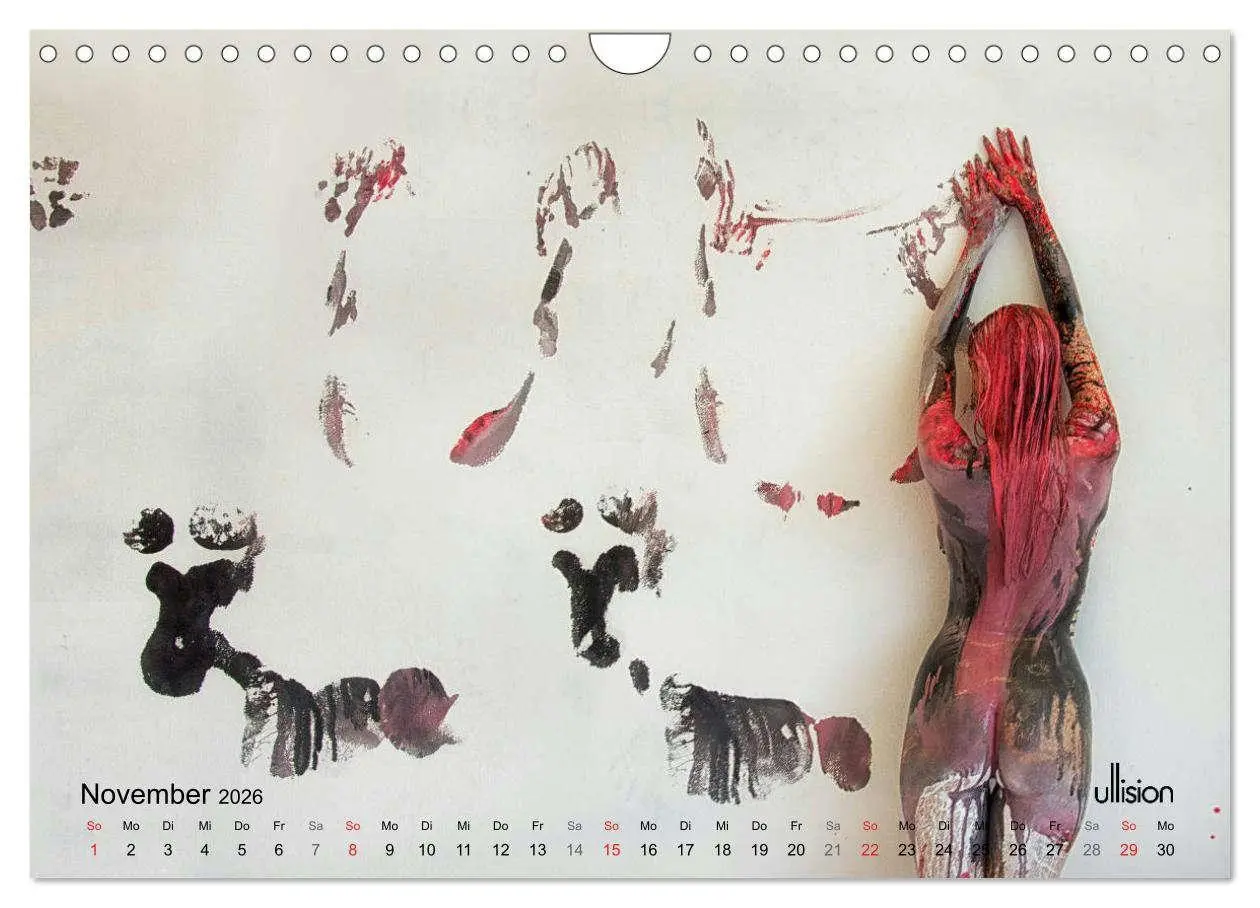 Bild: 9783457922163 | FARBSPIELE - Akt im Feuerwerk der Farben (Wandkalender 2026 DIN A4...