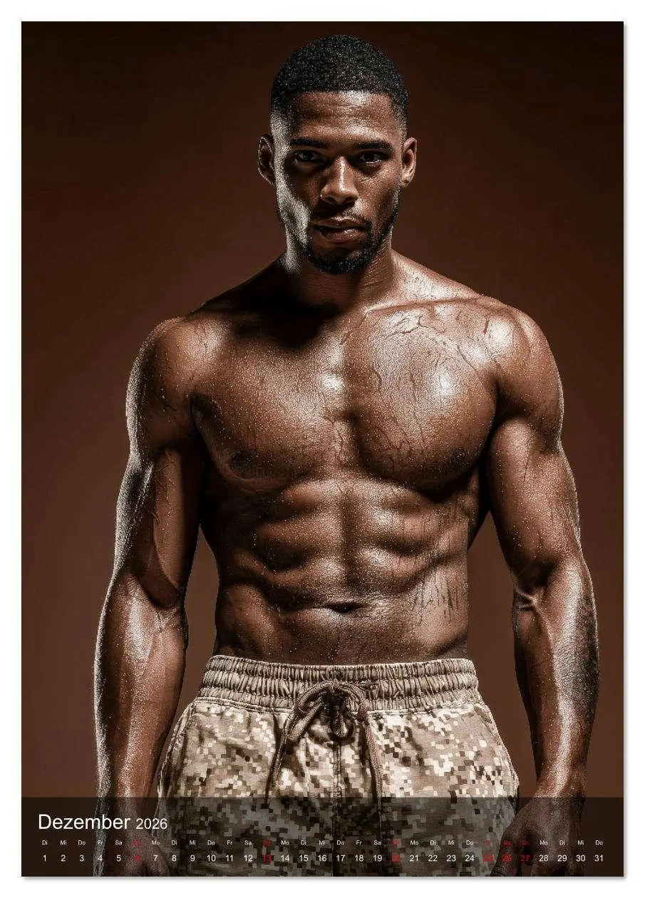 Bild: 9783516632163 | BLACK HEAT - Sexy Männer mit dunkler Haut und Muskeln aus Stahl...