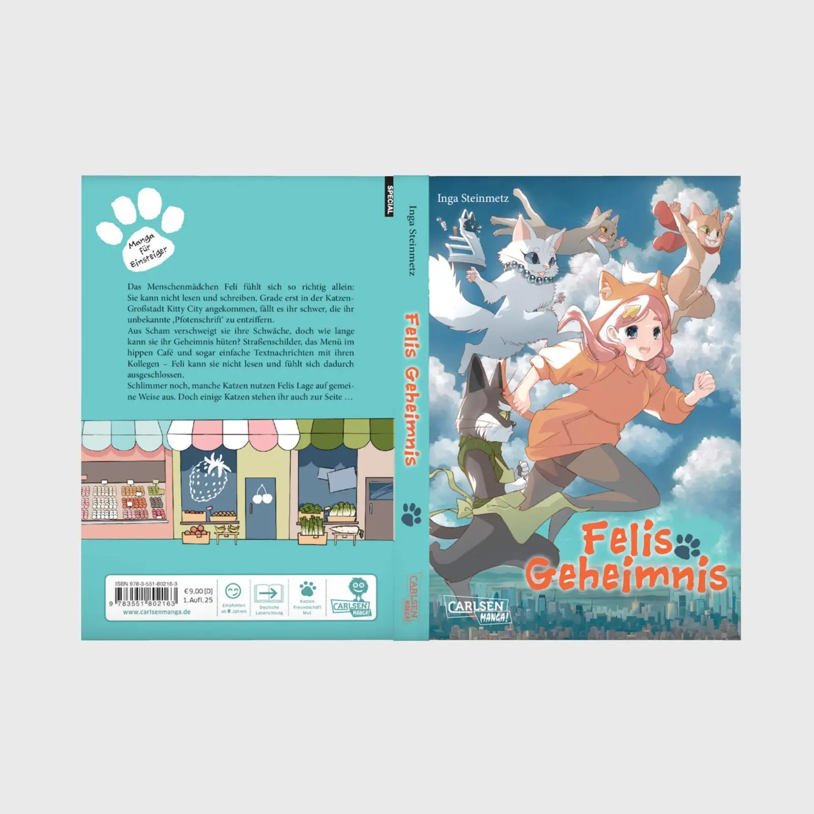 Bild: 9783551802163 | Felis Geheimnis | Inga Steinmetz | Taschenbuch | 144 S. | Deutsch