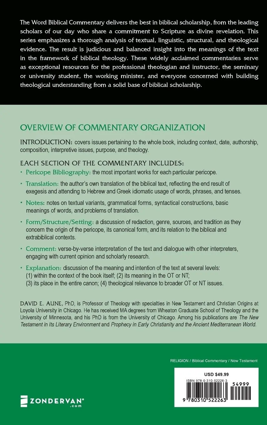 Rückseite: 9780310522263 | Revelation 17-22, Volume 52C | Zondervan | Buch | Englisch | 2016