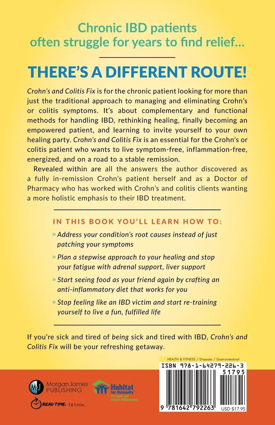 Rückseite: 9781642792263 | Crohn's and Colitis Fix | PharmD Inna Lukyanovsky | Taschenbuch | 2019