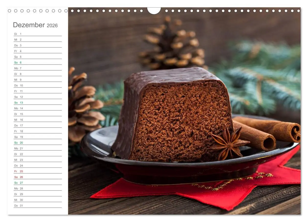 Bild: 9783516172263 | Mhhh ... Kuchenzeit Mein Küchenplaner (Wandkalender 2026 DIN A3...