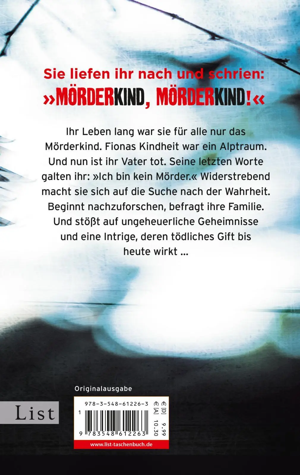 Rückseite: 9783548612263 | Mörderkind | Inge Löhnig | Taschenbuch | 459 S. | Deutsch | 2014