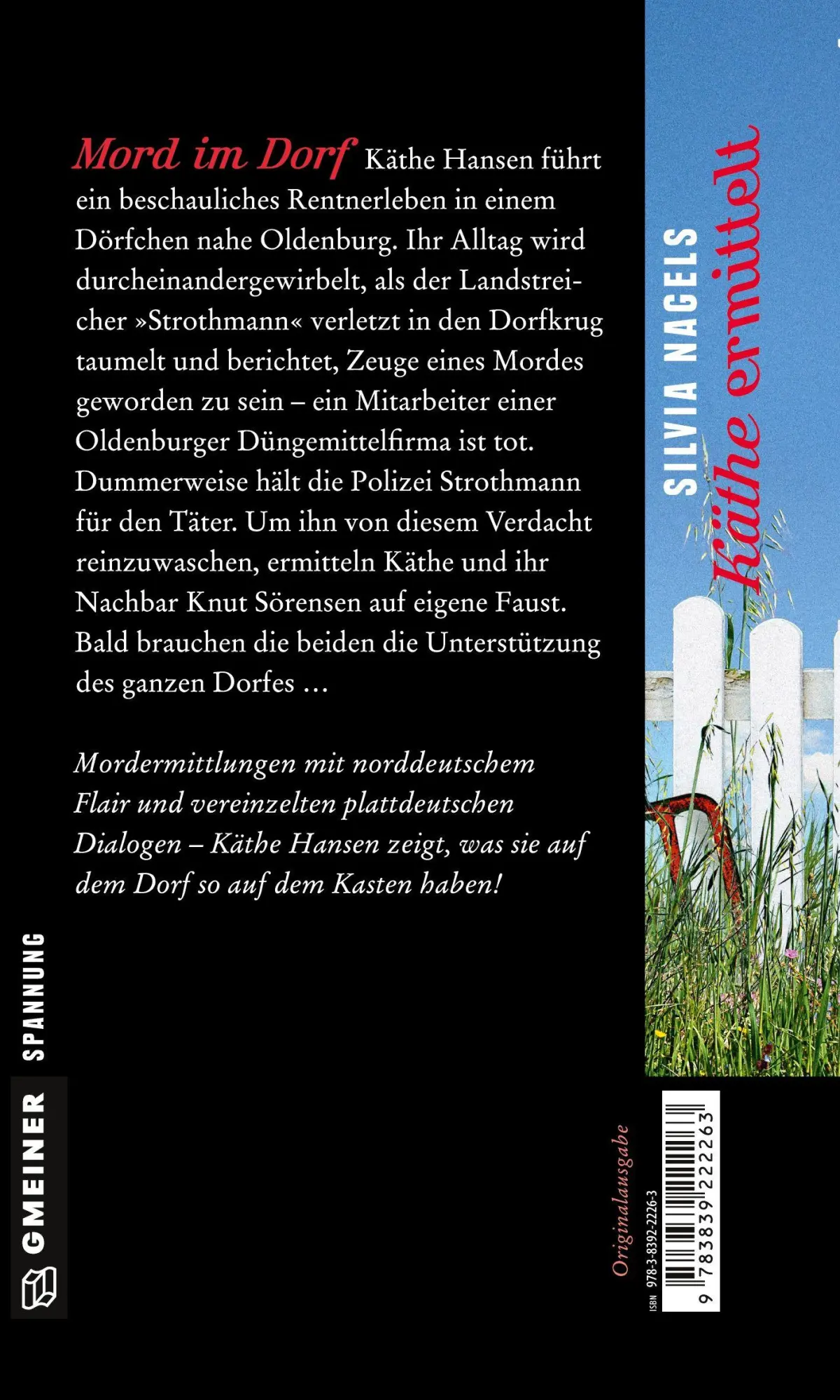 Rückseite: 9783839222263 | Käthe ermittelt | Silvia Nagels | Taschenbuch | 280 S. | Deutsch