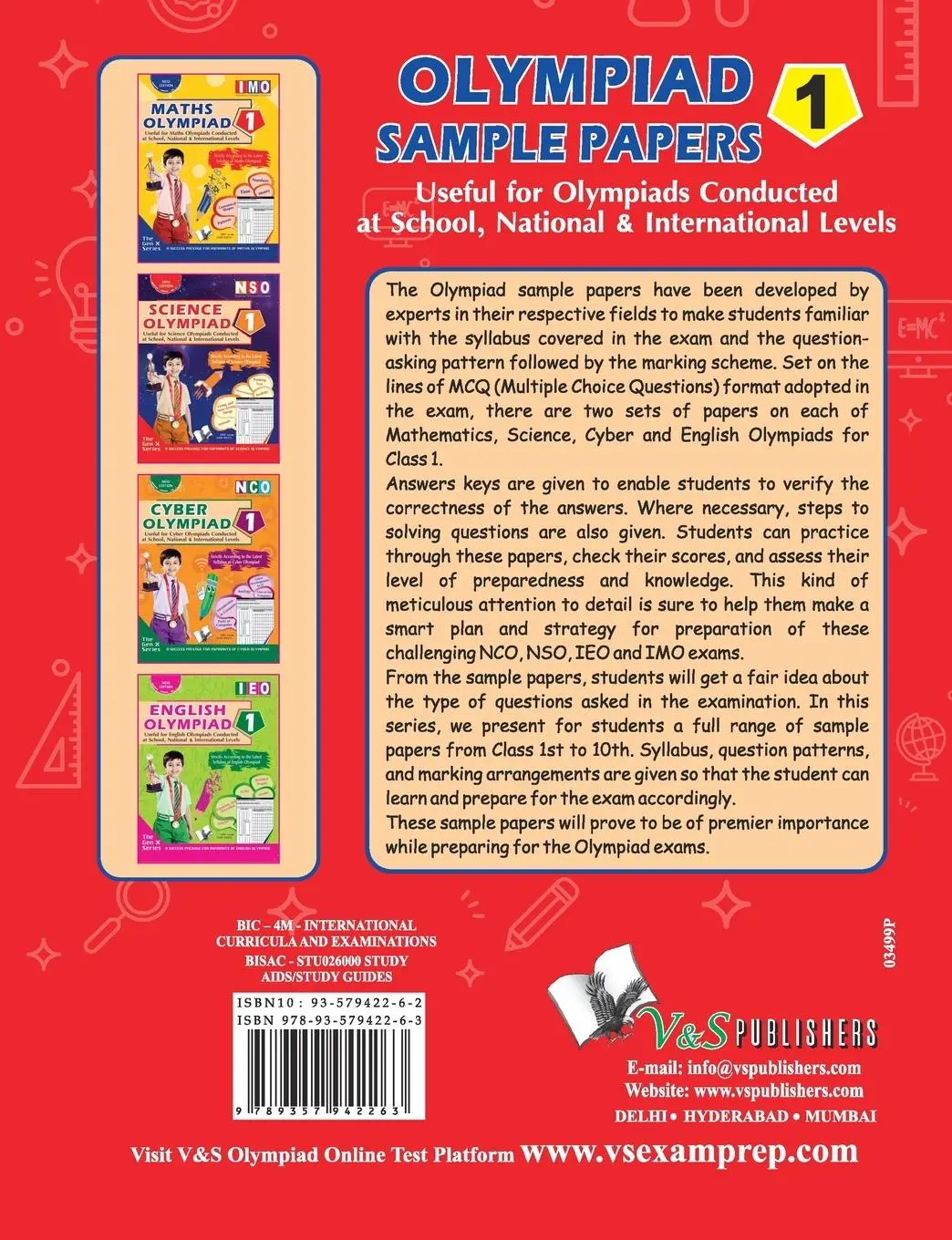 Rückseite: 9789357942263 | Olympiad Sample Paper 1 | V&amp;S Editorial Board | Taschenbuch | Englisch
