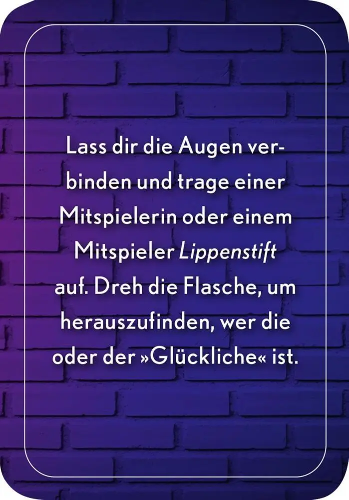 Bild: 4014489132363 | Auf wen die Flasche zeigt | Partyspiel mit 50 witzigen Challenges