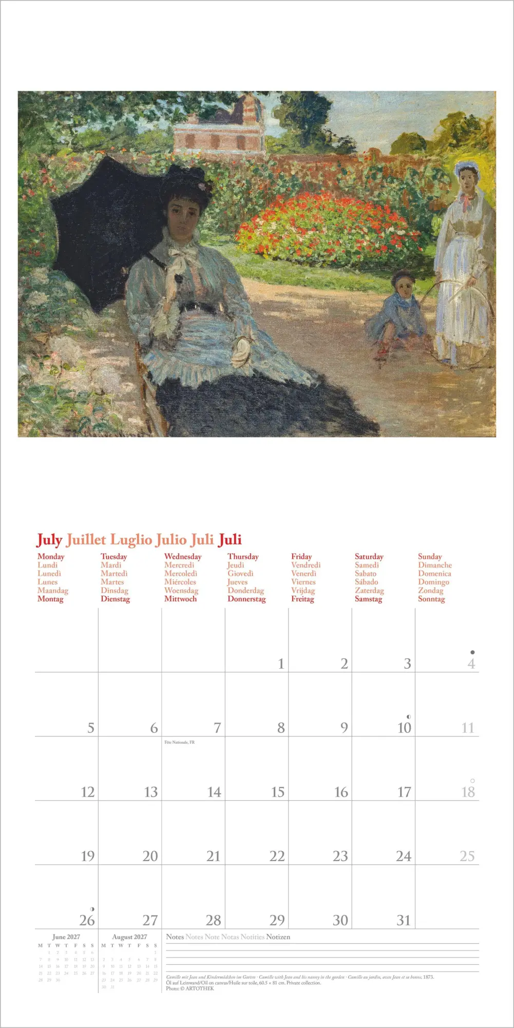 Bild: 4069095012363 | Claude Monet 2027 | Neumann Verlage GmbH &amp; Co KG | Kalender | 14 S.
