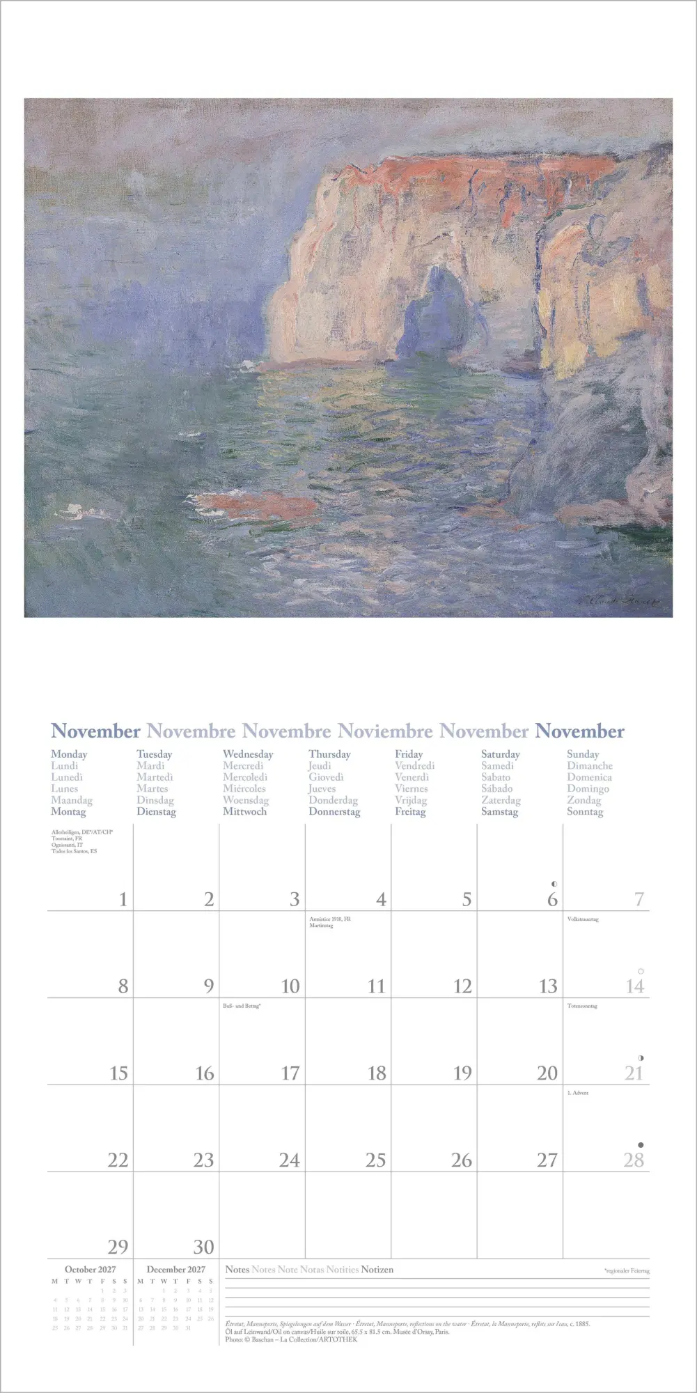 Bild: 4069095012363 | Claude Monet 2027 | Neumann Verlage GmbH &amp; Co KG | Kalender | 14 S.