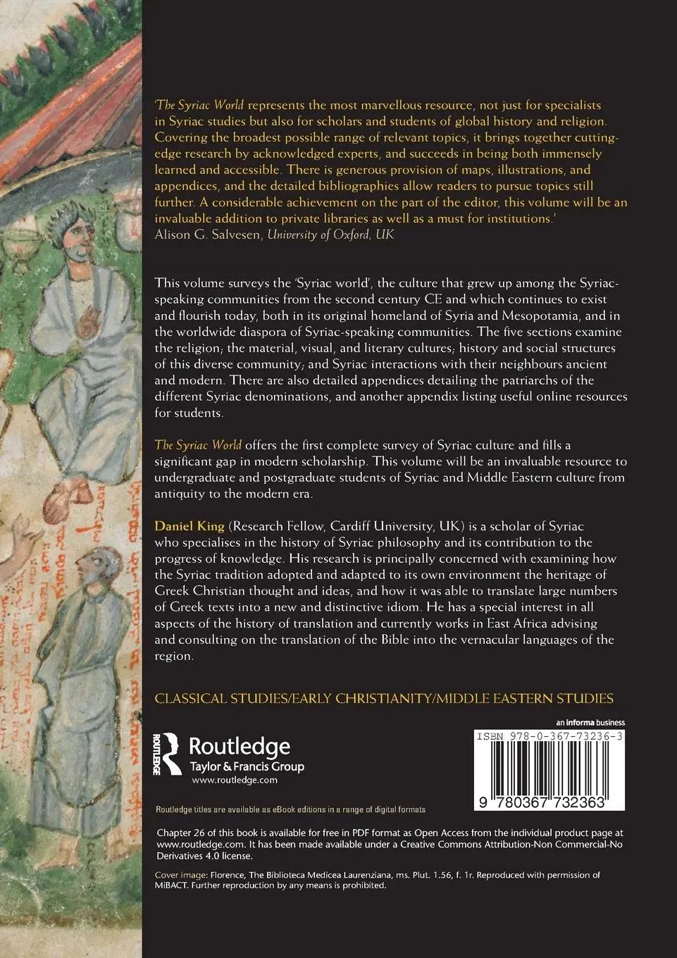 Rückseite: 9780367732363 | The Syriac World | Daniel King | Taschenbuch | Englisch | 2020