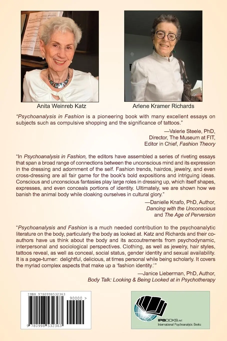 Rückseite: 9780998532363 | Psychoanalysis in Fashion | Anita Weinreb Katz (u. a.) | Taschenbuch